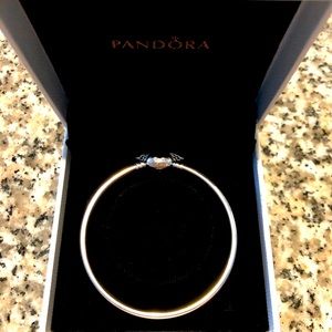 BRAND NEW Pandora Moments: Sterling Silver Bangle